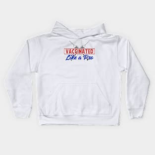 Vaccinated Like A Pro Kids Hoodie